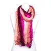 Knitterschal Halstuch Schal XXL aubergine pink rosa Produktbild-Vorschau 3