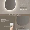 S'AFIELINA 75×55 cm Lustro asymetryczne LED - Lustro Podgląd zdjęcia produktu 5