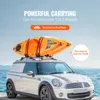 SucceBuy porta kayak da tetto 2 coppie, porta J-Bar morbido Anteprima dell’immagine prodotto 2