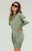 FS Collection Strickkleid Damen Gestricktes Tunika Produktbild-Vorschau 4