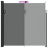 vidaXL Tenda laterale estensibile antracite 200x500 cm Anteprima dell’immagine prodotto 6