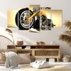 Bild auf Leinwand - Leinwandbild - Motorrad Chrom Rad - Produktbild-Vorschau 7