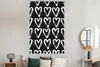 MuchoWow® Poster Herz - Schwarz - Weiß - Muster 120x180 cm Produktbild-Vorschau 4