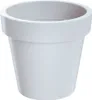 A white flower pot on a white background. Náhled obrázku produktu