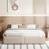 Letto imbottito INONEFT, 160x200 cm, piattaforma, letto Anteprima dell’immagine prodotto 3