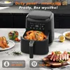 Horkovzdušná fritéza, 6 L, digitální dotykový displej, Náhled obrázku produktu 16