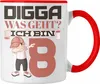 Trendation - Digga Was Geht Ich Bin 8 Geburtstag Tasse Produktbild-Vorschau 1