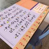Alphabet Schreibtischunterlage lila für Kinder 60 x 40 cm Produktbild-Vorschau 2