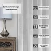Vorhang Weiß Kräuselband Verdunkelung 140x245 cm Samt weich Produktbild-Vorschau 6