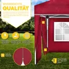 tillvex® 2X boční stěna červená pro pavilon 3x3m & 3x6m | Náhled obrázku produktu 5