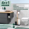 eluno Garniture de WC sur pied 4 en 1, brosse de WC, Voir les images du produit 2