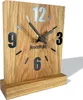 Orologio da tavolo quadrato in rovere Flexistyle zs1, 16 cm Anteprima dell’immagine prodotto 1