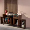 sweeek - Zweifarbiger Vintage XL Schallplattenschrank mit Produktbild-Vorschau 7