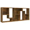 vidaXL Bibliothèque chêne fumé 67x24x161 cm Bois composite Voir les images du produit 5