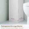 COSTWAY szafka łazienkowa szafka na papier toaletowy biała, Podgląd zdjęcia produktu 6
