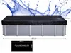 Solar Poolabdeckung Eckig 660 x 360 cm, Schwarz, 200 g/m² Produktbild-Vorschau 2