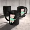 Mr. & Mrs. Panda Kaffeetasse Reitlehrerin Herz - Schwarz - Produktbild-Vorschau 4
