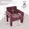 Moderner minimalistischer Einzelsssel aus Polster, Produktbild-Vorschau 6