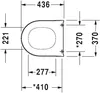 Duravit WC-Sitz Starck 3 mit Deckel, Scharnier Edelstahl, Produktbild-Vorschau 8