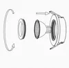 6x Einbaurahmen Alu Silber + Schwarz 6342 Ø73 mm für Produktbild-Vorschau 4