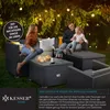 KESSER® Polyrattan Lounge Aruba – Gartenlounge für 4-5 Produktbild-Vorschau 6