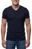 Mivaro Herren T-Shirt 3er Pack V-Ausschnitt Dunkelblau - Produktbild-Vorschau 2