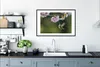 MuchoWow® Gerahmtes Poster Vogel - Blüte - Kolibri 90x60 cm Produktbild-Vorschau 4