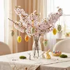 12er Set Deko Eier Hängedeko Ostern Gelb Orange Grün Punkte Produktbild-Vorschau 4