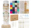 Perlen zum Auffädeln, 7200+ Stück Perlen Set, 6mm Polymer Produktbild-Vorschau 1