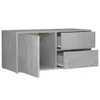 Mobile TV grigio cemento 80x34x36 cm materiale legno Anteprima dell’immagine prodotto 6
