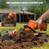 2-in-1 Akku-Bodenfräse, 100mm, elektrische Gartenfräse Mit Produktbild-Vorschau 5