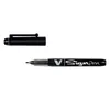 Pilot SW-VSP-B, 1 farba/farieb, Čierna, 0,6 mm, Čierna, Náhľad obrázku produktu 1