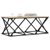 vidaXL Stolik kawowy dąb sonoma 100x49x40 cm materiał Podgląd zdjęcia produktu 3