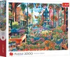 Trefl, Blumenladen in Amsterdam, 2000 Teile Puzzle Produktbild-Vorschau 1