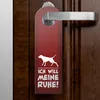 Komm rein oder ich will meine Ruhe Türhänger mit Hund Motiv Produktbild-Vorschau 6