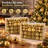 Weihnachtskugeln Set 200 Teilig Christbaumkugeln Baum Produktbild-Vorschau 2