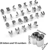 36 Stück Ausstecher Zahlen & Buchstaben Cookie Cutter Produktbild-Vorschau 2