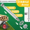 MASKO® PolyurethanSchubkarrenrad Vollgummi 200 kg Produktbild-Vorschau 9