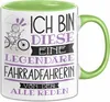 Fahrradfahrerin Tasse Geschenk Ich Bin Diese Eine Legendäre Produktbild-Vorschau 1