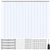 Tenda a strisce VEVOR, 16 pezzi, 243 cm di altezza, 243 cm Anteprima dell’immagine prodotto 2
