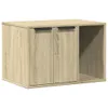Katzenklo Sonoma Eiche 60x40x40 cm Holzwerkstoff Produktbild-Vorschau 1