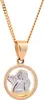Anhänger Engel mit 1,1 mm Goldkette 60 cm 585-14 Karat Gold Produktbild-Vorschau 1