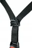 A close-up view of a black strap and buckle system, likely from a helmet or similar safety gear. Produktbild-Vorschau