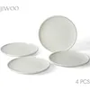 Teller set 4er Ø25,2 cm Keramik Speiseteller Dessertteller Produktbild-Vorschau 1