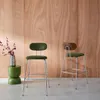 sweeek - 2er-Set Barhocker nussbaumfarbenes Holzdekor, Produktbild-Vorschau 4