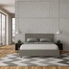 ITYHOME - Gepolstertes Bett mit Bettkasten 160x190 mit Produktbild-Vorschau 3