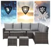SVITA Monroe Garten-Lounge Set Polyrattan Lounge-Möbel Produktbild-Vorschau 4