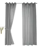 2er Set Vorhänge Schal Ösen »Berlin« HxB 225x140 cm Grau Produktbild-Vorschau 2