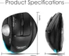 Product specifications for a trackball mouse, showing dimensions. Produktbild-Vorschau