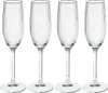 Flûtes à champagne - 210 ml - Verre strié - Verre - Verres Voir les images du produit 3